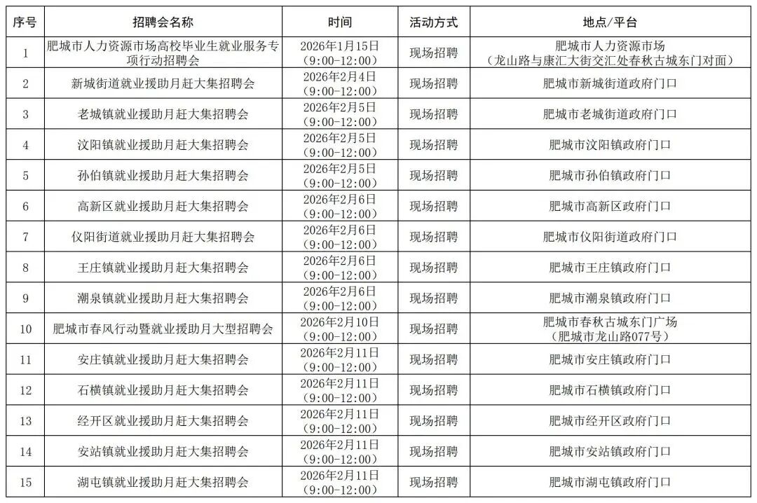 2026年泰安市春节前招聘会计划来啦！